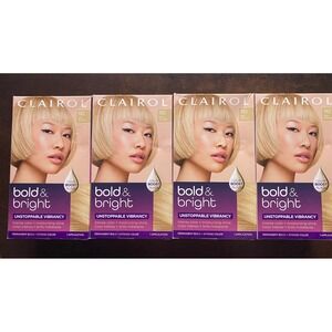 4 CLAIROL Bold & Bright 110 PINA COLADA Permanent Hair Color, Hair Dye NEW